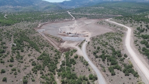 Yapımı süren Yeşildere Göleti tamamlandığında 1420 dekar arazi sulanacak