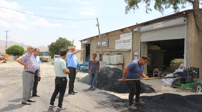 Yunak'ta sıcak asfalt çalışmaları tamamlandı