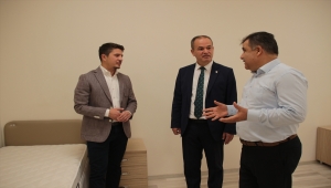 AK Parti Konya Milletvekili Selman Özboyacı, kentteki yurtlarda incelemede bulundu