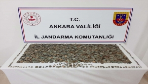 Ankara'da tarihi eser operasyonunda 5 bin 715 sikke ele geçirildi