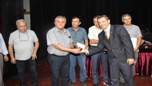 Beypazarı'nda kan bağışçılarına madalya verildi