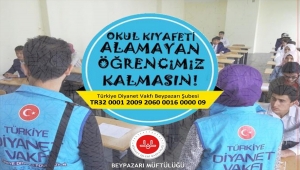 Beypazarı'nda "Okul Kıyafeti Alamayan Kalmasın Projesi" başlatıldı