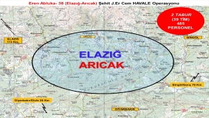 Elazığ'da "Eren Abluka-38 Şehit Jandarma Er Cem Havale Operasyonu" başlatıldı
