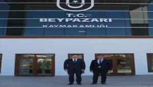 Güdül Kaymakamı Deniz Yıldırım'dan Beypazarı Kaymakamı Oktay Erdoğan'a ziyaret