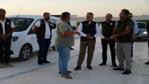 İl Tarım ve Orman Müdürü Şahin, domates kurutma alanını inceledi