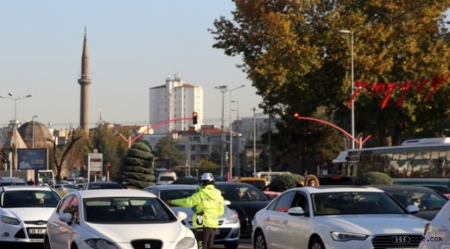 Kayseri'de 175 araç trafikten men edildi