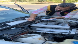 Kayseri'de oto hırsızlık polisleri denetim yaptı