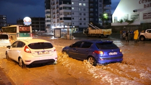 Kayseri'de sağanak etkili oldu 