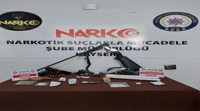 Kayseri'de uyuşturucu operasyonunda 13 şüpheli yakalandı