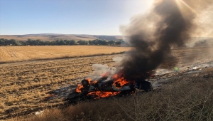 Kırıkkale'de tarlaya devrilen otomobildeki 4 kişi yaralandı