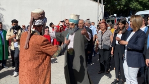 Kırşehir'de Ahi Evran Veli ile Hacı Bektaş Veli'nin 13. yüzyıldaki buluşması canlandırıldı