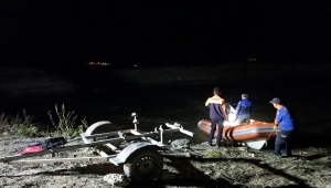 Kızılırmak'ta mahsur kalan 2 kişi AFAD ekiplerince kurtarıldı