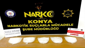 Konya'da uyuşturucuyu lastiğin içine gizledikleri öne sürülen 4 zanlı tutuklandı 