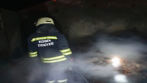 Kulu'da ahır ve ev yandı