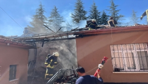 Kulu'da müstakil evde çıkan yangın söndürüldü