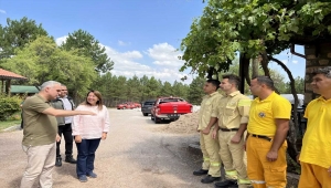 Milletvekili Emine Nur Günay, orman işçilerini ziyaret etti