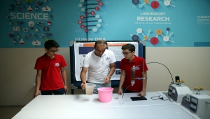 Ortaokul öğrencileri yüzde 50 daha az maliyetle su arıtma filtresi geliştirdi