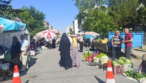 Seydişehir'de yerli ürün pazarı ilgi görüyor