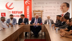 Yeniden Refah Partisi Genel Başkan Yardımcısı Doğan Bekin, basın toplantısı düzenledi