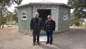 Bahşılı Topal Dede Türbesi yolunda sona gelindi 