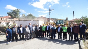 Bala'da kentsel dönüşüm projesinde bina yıkımları başladı