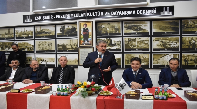 BBP Genel Başkanı Destici, Eskişehir'de Erzurumlularla buluştu: