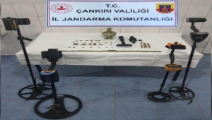Çankırı'da tarihi eser kaçakçılığı operasyonunda 6 zanlı yakalandı