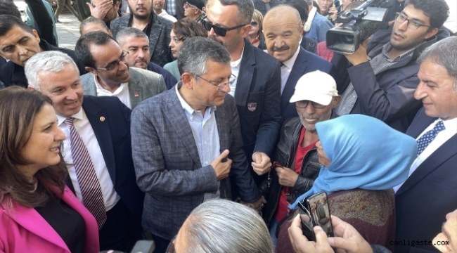 CHP Grup Başkanvekili Özel, Kayseri'de basın toplantısı düzenledi: