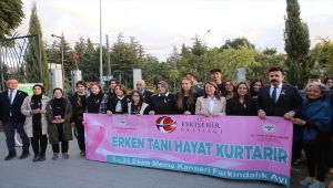 Eskişehir'de "Meme Kanseri Bilinçlendirme ve Farkındalık Ayı" etkinliği düzenlendi