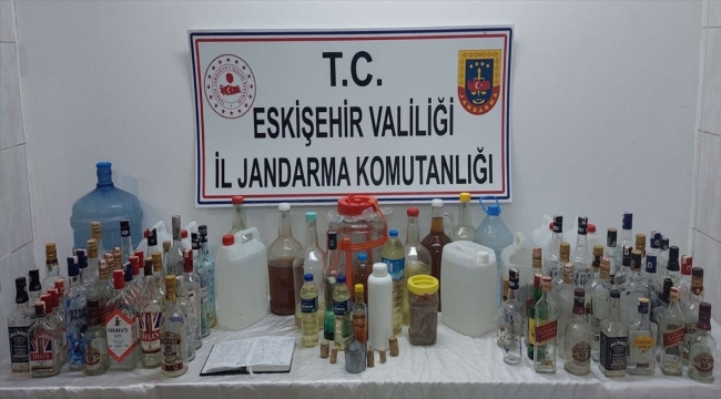 Eskişehir'de sahte içki operasyonunda 2 şüpheli gözaltına alındı