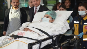 Karaman'da silahla yaralanan hemşire Konya'ya sevk edildi