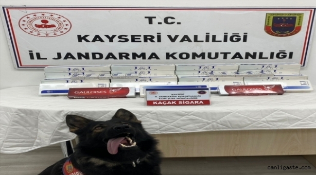 Kayseri'de 2 çekicide yapılan aramada 400 paket kaçak sigara ele geçirildi