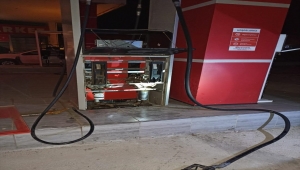 Kayseri'de akaryakıt istasyonunda kablo hırsızlığı yapan zanlı yakalandı