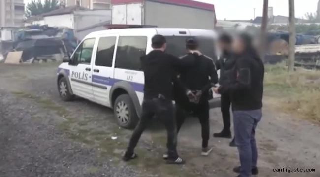 Kayseri'de bağ evlerinden hırsızlık: 9 kişi yakalandı