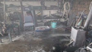 Kayseri'de benzinle soba yakmaya çalışan kişi çıkan yangında yaralandı