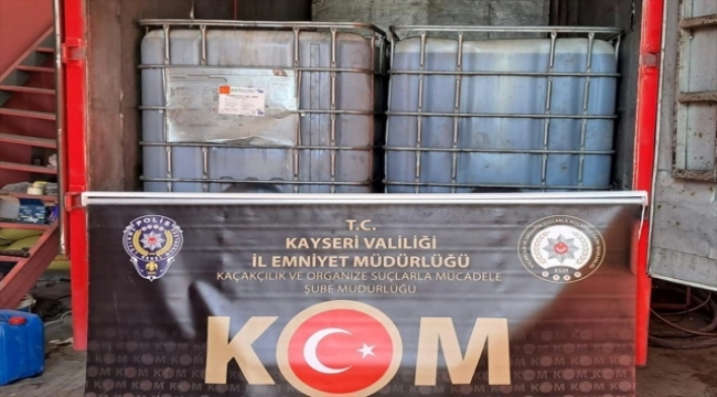 Kayseri'de kaçak akaryakıt operasyonu: 2 gözaltı