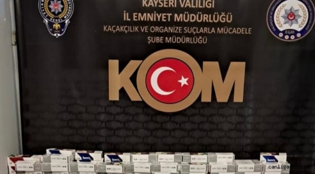 Kayseri'de kaçakçılık operasyonu: 5 gözaltı