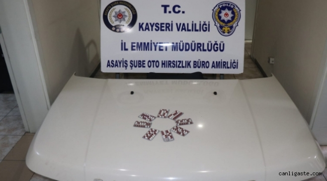 Kayseri'de milyonluk aracı parçalayıp satmaya çalıştı polisten kaçamadı