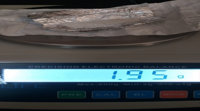 Kayseri'de üzerinde uyuşturucu ele geçirilen kişi yakalandı