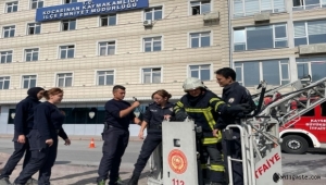 Kayseri'de yangın tatbikatı yapıldı