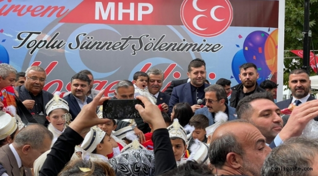 Kayseri Develi'de 66 çocuğun sünnetinde 'kirve' MHP