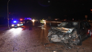 Kırıkkale'de otomobille tırın çarpıştığı kazada 5 kişi yaralandı