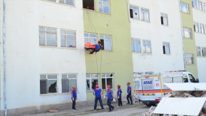 Kırşehir'de deprem tatbikatı yapıldı