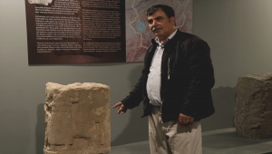 Kızılırmak'ta balık tutarken bulduğu tarihi eseri müzeye kazandırdı