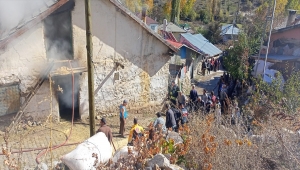 Konya'da evde çıkan yangın söndürüldü