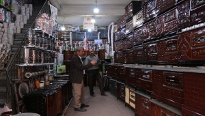 Konya'da havaların soğumasıyla Sobacılar Sokağı hareketlendi