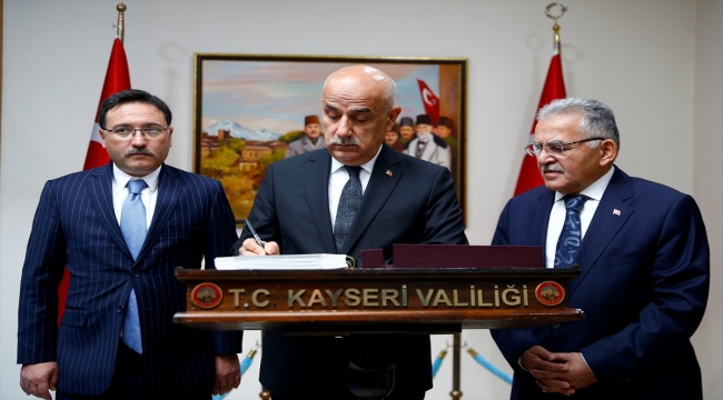 Tarım ve Orman Bakanı Kirişci, Kayseri'de ziyaretlerde bulundu