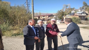Ulaş Kaymakamı Baş, köylerde vatandaşların sorunlarını dinledi