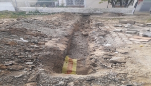 Ulaş'ta evlere doğal gaz boru hattı çekilmeye başlandı