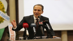 Yeniden Refah Partisi Genel Başkanı Erbakan, Nevşehir'de partisinin il kongresine katıldı